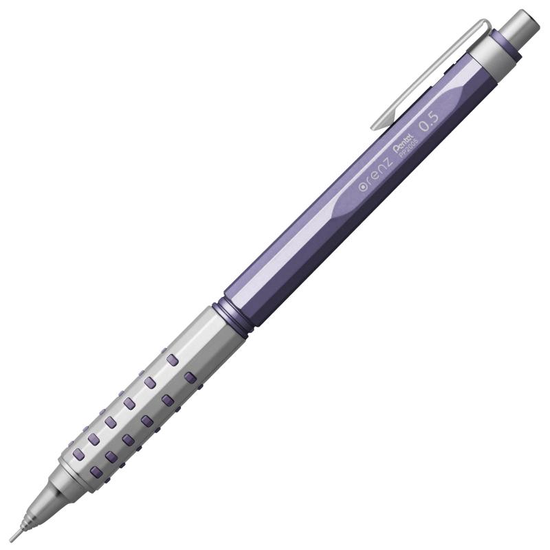 ぺんてる シャープペン オレンズAT 0.5mm ウィスタリア XPP2005-LMV【特長】思考を止めない。自動芯出し機構【芯径】0.5mm【軸色】ウィスタリア【本体サイズ】W12×D11×H136mm/15g【材質】先金・前軸・ノック=真鍮 ゴムグリップ=シリコン 後軸=ABS クリップ=鉄複数店舗にて販売をしておりますため、在庫データの更新が間に合わず、欠品にも関わらず、注文ができる場合がございます。その際は、キャンセルにて対応を取らせていただきます。当店はお電話のお問い合わせはお受けしておりませんので、ご了承ください。お問い合わせは、問い合わせフォームにてお願いをいたします。