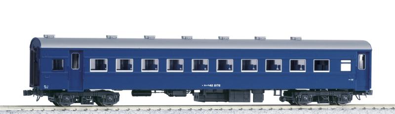 樂天商城 - KATO HOゲージ スハフ42ブルー 改装形 1-552 鉄道模型 客車