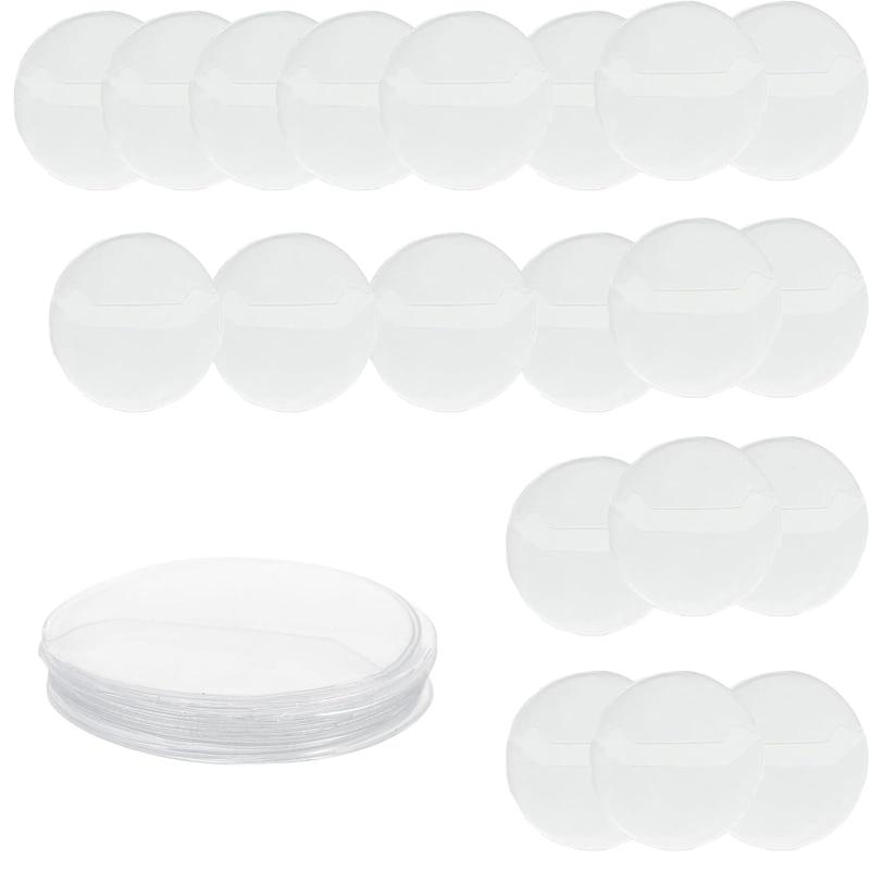 YIBOOM 캔 배지 커버 보호 커버 20 매 세트 투명 컬렉션 디스플레이 상품 캔 배지 보호 수납 (58mm 캔 배지 대응)