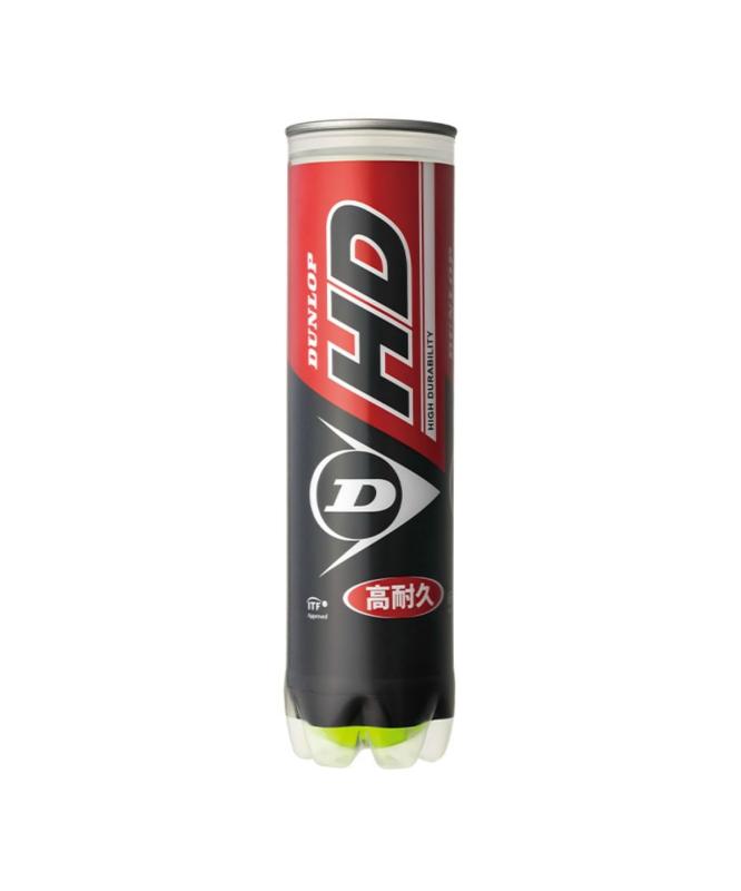ダンロップ DUNLOP テニスボール DUNLOP HD（ダンロップ HD） 4球入 1缶 DHDA4TIN