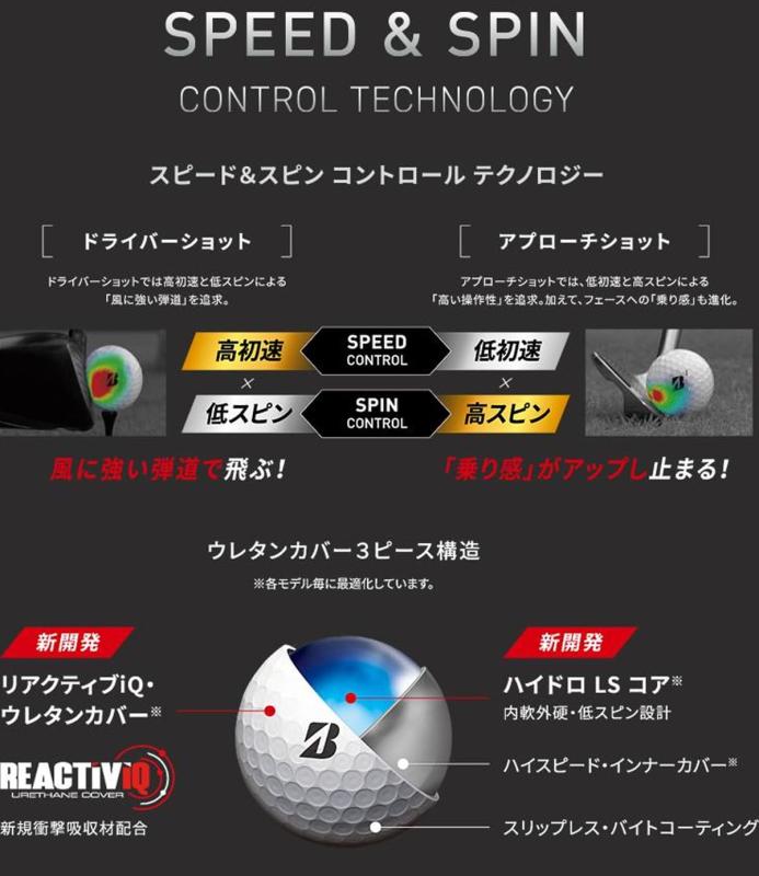 BRIDGESTONE(ブリヂストン)ゴルフボール TOUR B X 2022年モデル 12球入