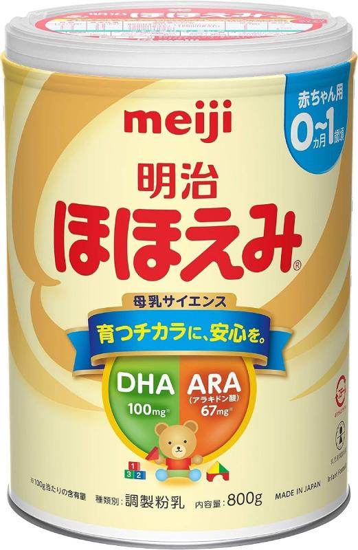 明治 ほほえみ 800g ×2セット内容量:800g商品サイズ(高さ×奥行×幅):181mm×135mm×135mm原材料:乳糖、調整食用油脂(豚脂分別油、大豆白絞油、パーム核油、精製魚油、アラキドン酸含有油脂)、乳清たんぱく質、カゼイン、フラクトオリゴ糖、デキストリン、バターミルク、脱脂粉乳、食塩、乳リン脂質抽出物、酵母、ピロリン酸鉄、炭酸Ca、リン酸Ca、炭酸K、V.C、塩化Mg、イノシトール、塩化K、コレステロール、タウリン、V.E、塩化Ca、硫酸亜鉛、シチジル酸Na、V.A、V.D、パントテン酸Ca、ウリジル酸Na、L-カルニチン、ナイアシン、イノシン酸Na、グアニル酸Na、5-AMP、硫酸銅、V.B1、V.B2、V.B6、カロテン、葉酸、V.K、V.B12複数店舗にて販売をしておりますため、在庫データの更新が間に合わず、欠品にも関わらず、注文ができる場合がございます。その際は、キャンセルにて対応を取らせていただきます。当店はお電話のお問い合わせはお受けしておりませんので、ご了承ください。お問い合わせは、問い合わせフォームにてお願いをいたします。