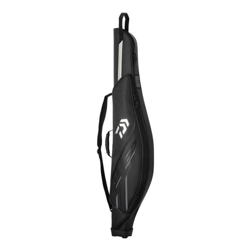 ダイワ(DAIWA) ロッドケース ロッドケースFF128R（M） ブラックロッドが出し入れしやすく、全周面に衝撃に強い肉厚ハードボードを内蔵したロッドケーストーナメントなどのハイエンドモデルにも採用。開口部が大きく開くことで収納物の出し入れがしやすい大開口メインファスナーを搭載したロッドケース しっかりと収納量を確保したサイドポケット付き、85cmヒシャク収納可能全周面に肉厚ハードボードを使用。さらにメインファスナー裏に補強ボードを内蔵することでつぶれに強くなり、収納したロッドを安心して持ち運び可能肩掛けで持ち運べるショルダーベルト付き/取り回ししやすいハンドル付き 表面には水や汚れのお手入れがしやすいPVC生地採用【本体部外寸(cm)：約26×11×128】 【自重(kg)：約2.3】複数店舗にて販売をしておりますため、在庫データの更新が間に合わず、欠品にも関わらず、注文ができる場合がございます。その際は、キャンセルにて対応を取らせていただきます。当店はお電話のお問い合わせはお受けしておりませんので、ご了承ください。お問い合わせは、問い合わせフォームにてお願いをいたします。