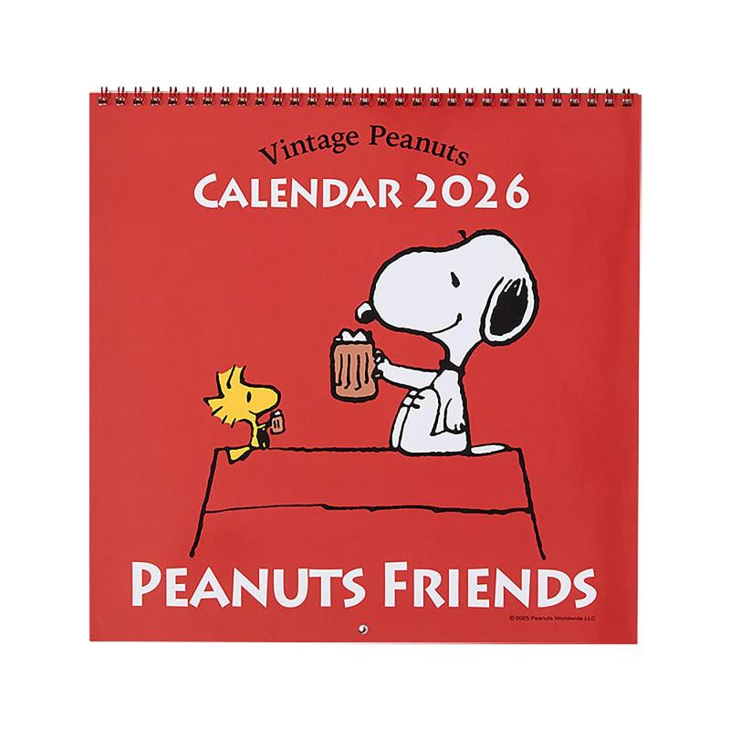 サンリオ(SANRIO) ウォールカレンダーL 2026 スヌーピー 紙 壁掛け 622702