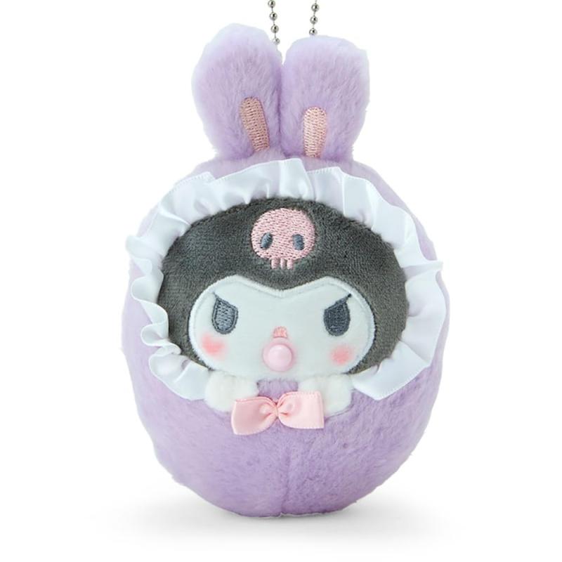 サンリオ(SANRIO) サンリオ マスコットホルダー クロミ クロミちゃん kuromi 10×7.3×4cm おくるみベビーマスコット キャラクター 978779 SANRIO 2