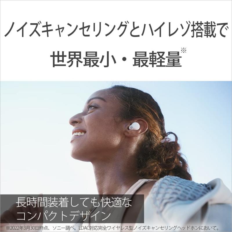 ソニー(SONY) ワイヤレスノイズキャンセリングステレオイヤホン LinkBuds S WF-LS900N:軽量・小型/ノイキャン/外音取り込み/様々なユーザビリティ/ホワイト WF-LS900N WC omichi-store-10480322 シオカゼ商店 サンプル画像2