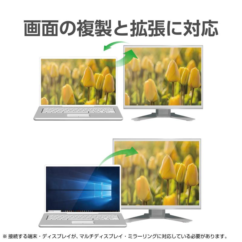 シオカゼ商店のエレコム 変換ケーブル USB-C HDMI ケーブル 1.0m ブラック CAC-CHDMI10BK 【iPhone 16/16 Pro/16 Pro Max/16 Plus 対応検証済】 CAC-CHDMI10BK｜アングル3