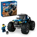 レゴ(LEGO) シティ 青いモンスタートラック おもちゃ 玩具 プレゼント ブロック 男の子 女の子 子供 4歳 5歳 6歳 7歳 車 ミニカー 60402