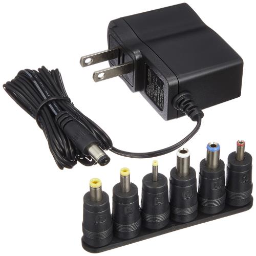 エルパ(ELPA) AC-DCマルチアダプター 変換アダプタ AC100V 50/60Hz 定格出力:DC6V/1000mA 約1.8m ACD-060S