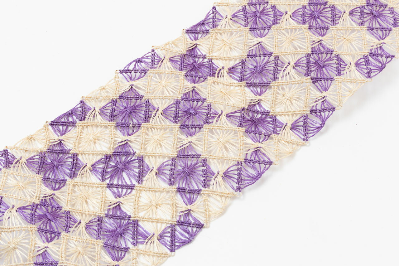 夏帯 芭蕉糸 羅 半巾帯 ベージュ 格子 透け 通気 夏用 帯 半幅帯 誉田屋源兵衞 糸芭蕉 夏用 帯 夏物 着物 盛夏 カジュアル 浴衣 単衣 小紋 和服 和装 和装小物 着付け 小物 夏の帯 夏の着物 お洒落 女性用 レディース 誉田屋 芭蕉のサムネイル