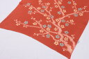 日本製 風呂敷 80 センチ 正絹 大縮緬 絞り 赤 梅 模様 刺繍 ふろしき 高級 風呂敷 大判 サイズ 風呂敷 着付け小物 草履 下駄 帯 日本伝統 エコバ...