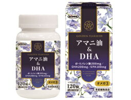 日本製粉 アマニ油&DHA　120粒