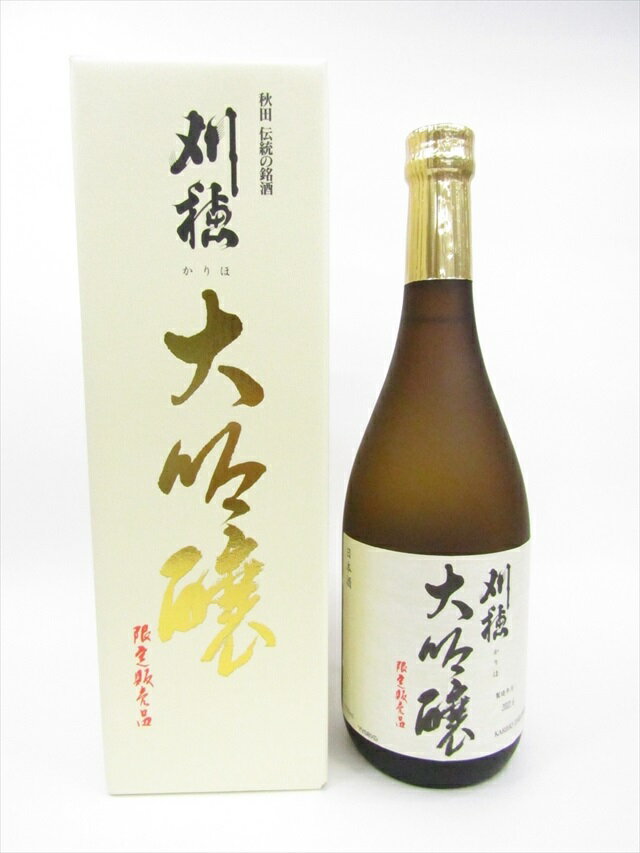 秋田清酒　刈穂　大吟醸　720ml