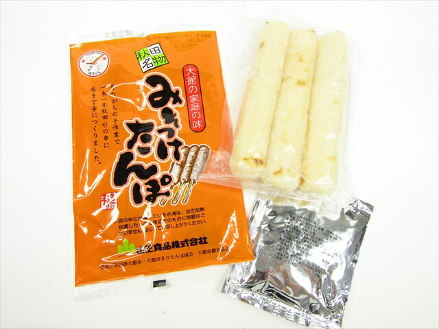 山王食品 レトルトきりたんぽ3本入・みそたれ付