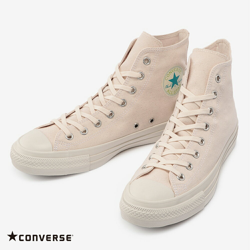 コンバース ALL STAR MUSENSHOKU-CANVAS EC HI オールスター ムセンショクキャンバス EC HI レディース メンズ サステナブル 無染色キャンバス オーガニックコットン シューズ 靴 ハイカット 22.5cm〜28cm