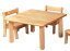 角テーブル・W60×D60cm 組立式【高さ33cm】ブロック社【ラッピング、代金引換はできません】