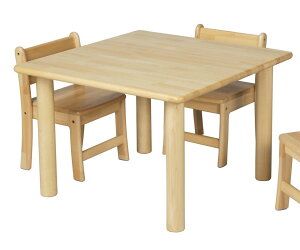 角テーブル・W60×D60cm 組立式【高さ43cm】ブロック社　【ラッピング、代金引換はできません】