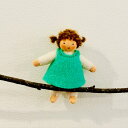 アンブロシウスドール 世界のこどもたち GIRL(緑のワンピース) Ambrosius doll ルーマニア製 ミニチュアドール 積み木 インテリア グリムス ...