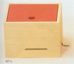 【最大5000円クーポン】ミュージックボックス（大）・手回しオルゴール・赤