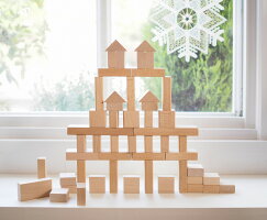 【お買い物マラソン特別割引】フレーベル積木(小)積み木ギフトお祝いデュシマ社2歳3歳