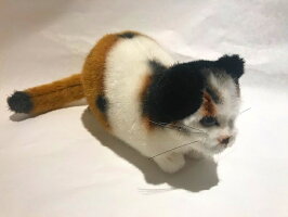 ぬいぐるみケーセン社・三毛猫(ミニ)【送料無料】ドイツ