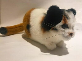 ぬいぐるみケーセン社・三毛猫(ミニ)【送料無料】ドイツ