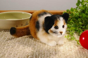ぬいぐるみケーセン社・三毛猫(ミニ)【送料無料】ドイツ