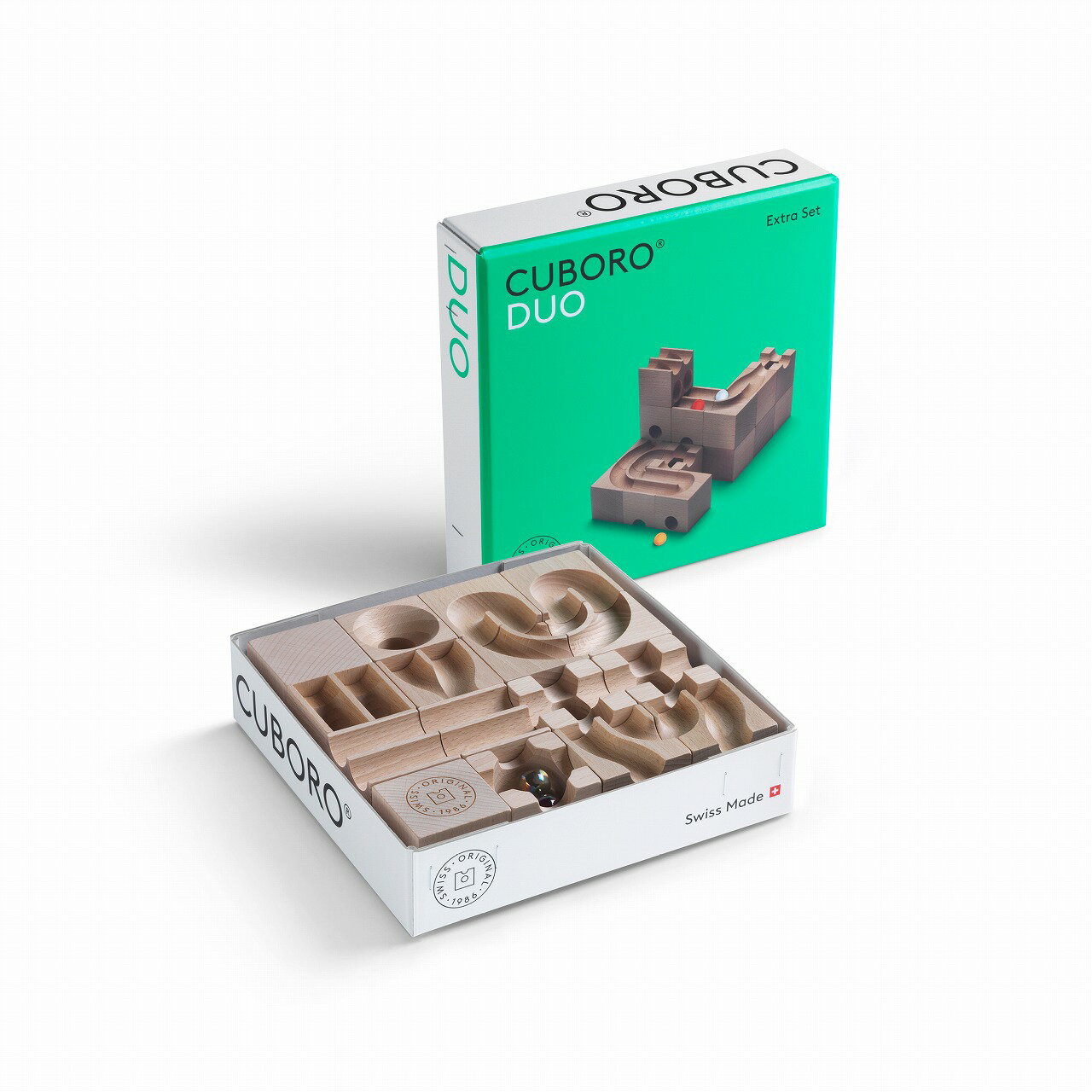 キュボロ・デュオ　Cuboro Duo【正規輸入品】（cuboro)玉の道　積み木　ピタゴラスイッチ　ラッピング無料のサムネイル