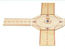 説明 ドイツ・ベック社製のロータリーのセットです。ロータリー1個と、直線道路の板が4枚付いています。道路セットと同じラインが引いてあり、組み合わせて道を作るとミニカーあそびの世界がぐっと広がります。ロータリーを中心に家や木の積み木を配置してオリジナルの町を発展させていくのも楽しいでしょう。 内容 ロータリー（1個）9.7cmx18.3cmの板（4枚） メーカー ベック社 メーカー所在地 ドイツ 材質 木製　