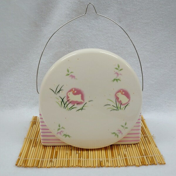 「夜光蚊遣器うさぎとホタル」縦型蚊...