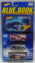 MATTEL　HOTWHEELS（ホットウィール） 「BLUE BOOK」です。 ホットウィール3台と 2002年版コレクションガイドのセットです。