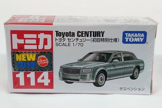 箱 トミカ No.114 トヨタ センチュリー（初回特別仕様） tomica タカラトミー 1/70