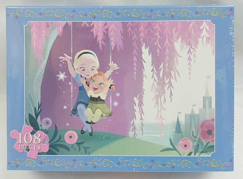 108ピース ジグソーパズル「ふたりでブランコ」アナと雪の女王 テンヨー D-108-767 (完成サイズ：18.2×..