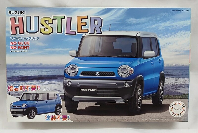 1/24 車NEXT3 「003 スズキ ハスラー（サマーブルーメタリック）」フジミ プラモデル SUZUKI HUSTLER