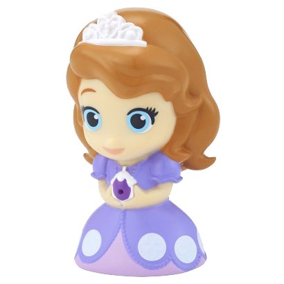 バンダイ ディズニー ぷくぷくフレンズ ソフィア プクプクフレンズソフイア 全長約9cm (※訳あり/新品ですがパッケージにダメージ等が少々あります) 　ディズニー みずでっぽう おふろ 水遊び