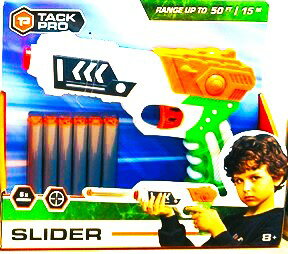 STARテック SLIDER スライダー　　　スポンジ 銃 おもちゃ ナーフ系 トイガン スポンジ 7歳 8歳 9歳 男の子 イベント 景品