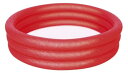 ビニールプール 120cm 赤(2039000321660Red) (※訳あり/新品ですがパッケージにダメージ等が少々あります)