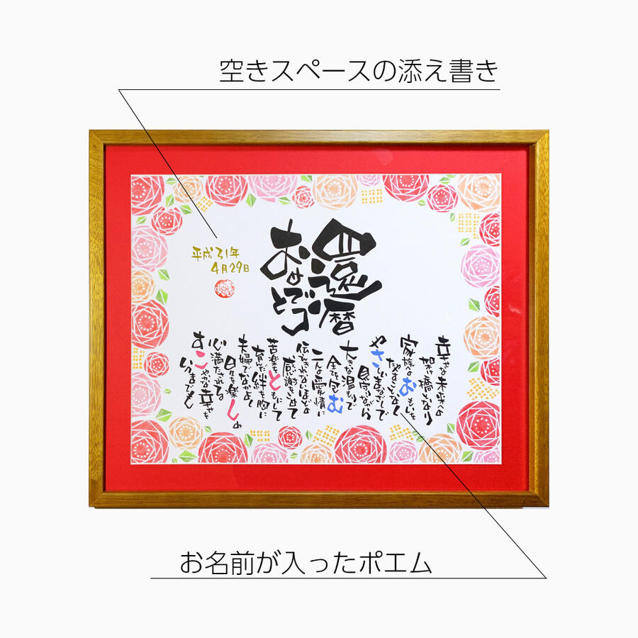 最高の品質抜群 名前入り感動ポエム 還暦祝い マット付プレミアム 1人 2人用 背景全5種 マット全6種 名前詩 還暦 お祝い プレゼント 父 母 誕生日プレゼント 売上実績no 1高評価