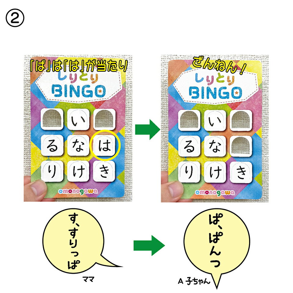 しりとりBINGO新装版しりとりビンゴ20枚入しりとりあそび抗菌知育玩具おうちモンテ幼児たしざん足し算プレゼントギフトモンテッソーリ3歳4歳5歳6歳男女小学生男の子女の子知育脳トレ高齢者ゲーム語彙力思考力遊び子供入学入園お受験ことば