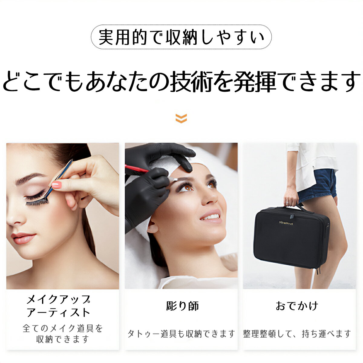 メイクボックスメイクケースメイクポーチ大容量持ち運びコンパクトメイクセット大人女の子プロバッグボックス収納化粧化粧ポーチ機能的大きめかわいいバッグメンズメイク収納無印ベニヤ板おすすめおしゃれプチプラ安い人気軽いメイクアップ