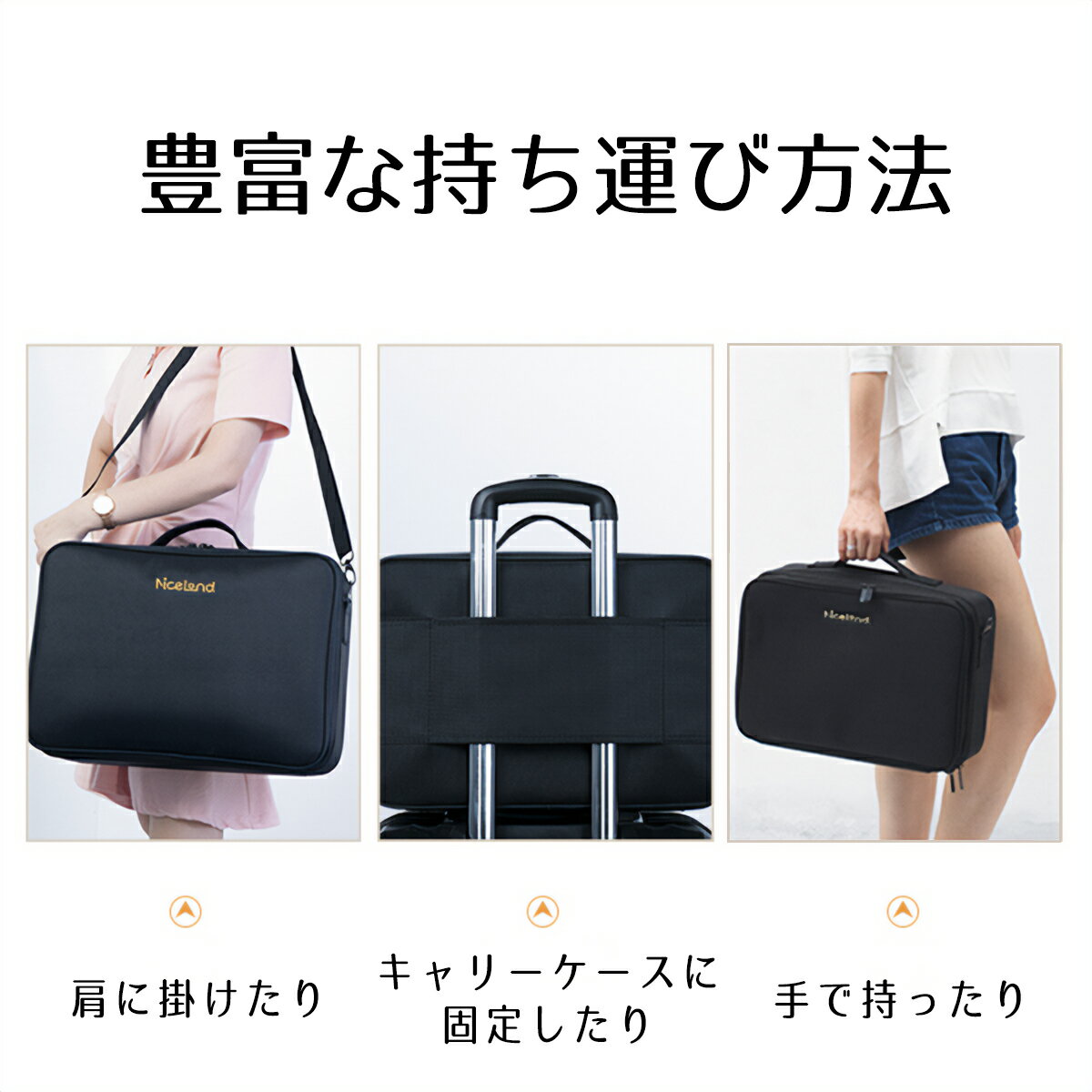 メイクボックスメイクケースメイクポーチ大容量持ち運びコンパクトメイクセット大人女の子プロバッグボックス収納化粧化粧ポーチ機能的大きめかわいいバッグメンズメイク収納無印ベニヤ板おすすめおしゃれプチプラ安い人気軽いメイクアップ