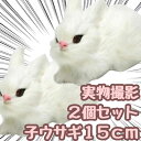 【翌日発送】2個セット 模型 うさぎ 子ウサギ 兎 小 そっくり リアル フィギュア 人形 10cm 動物 子供大人対応 お祝い ハロウィン プレゼント袋付【現品写真有】