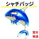 【翌日発送】シャチ バッジ ピン 動物 海の生き物 行事 可愛い【残5限定】