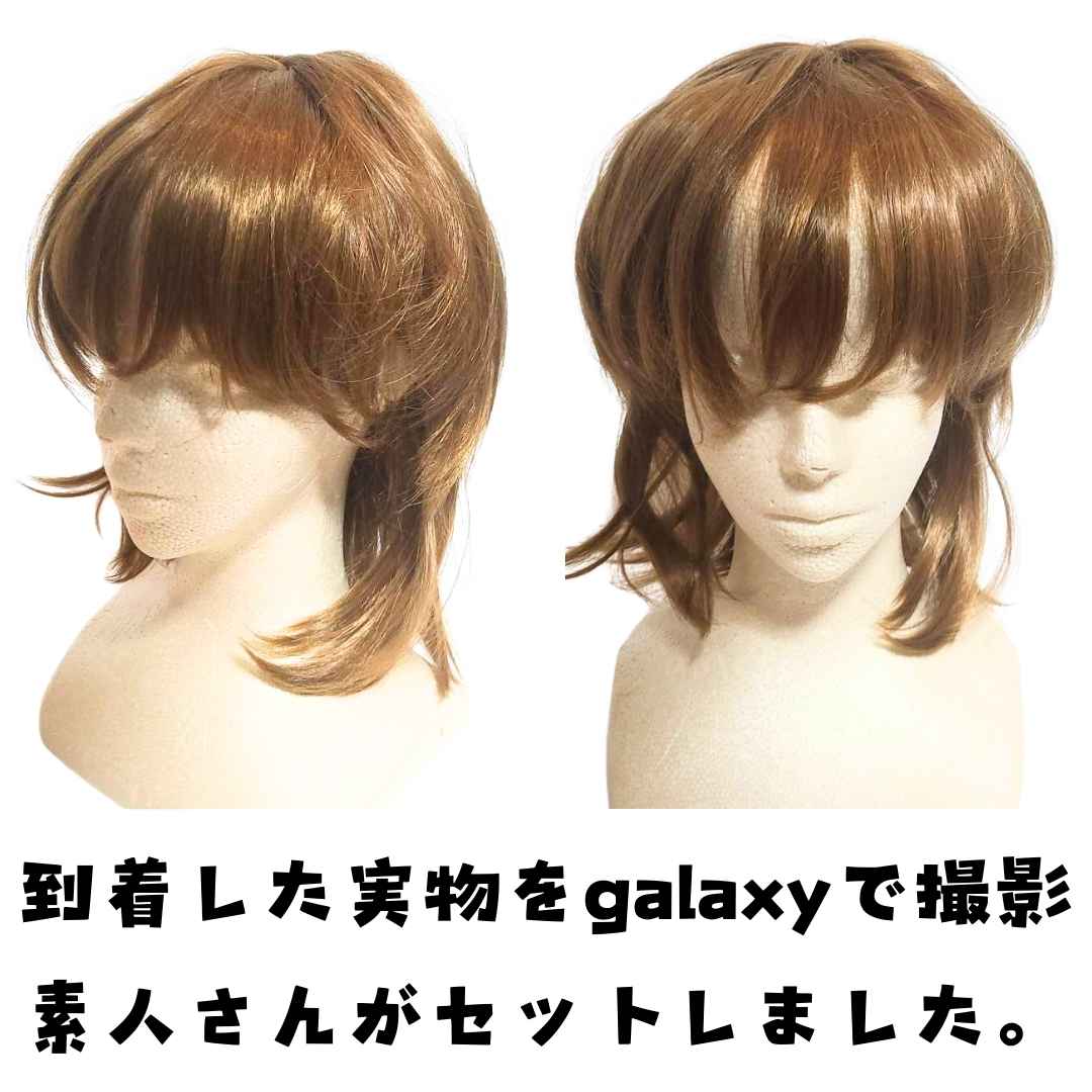 面白グッズを集めたお店の灰原哀 ウィッグ 名探偵コナン 茶 国内 耐熱 調整可 28cm【残3】｜アングル3
