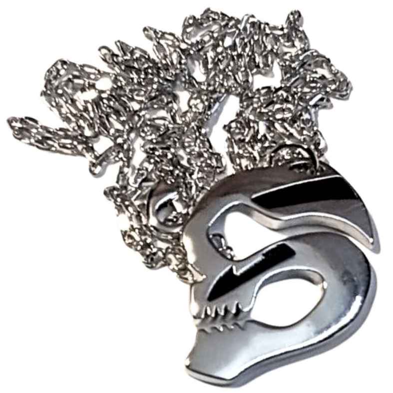 仮面ライダーW スカル アクセサリー ネックレス 金属製 国内3cm【残3】の商品画像 2