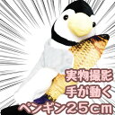 【翌日発送】パペット ぬいぐるみ サメ グレー 腹話術 人形劇 手袋 25cm 動物 子供大人対応 お祝い ハロウィン おまけ付【現品写真有】