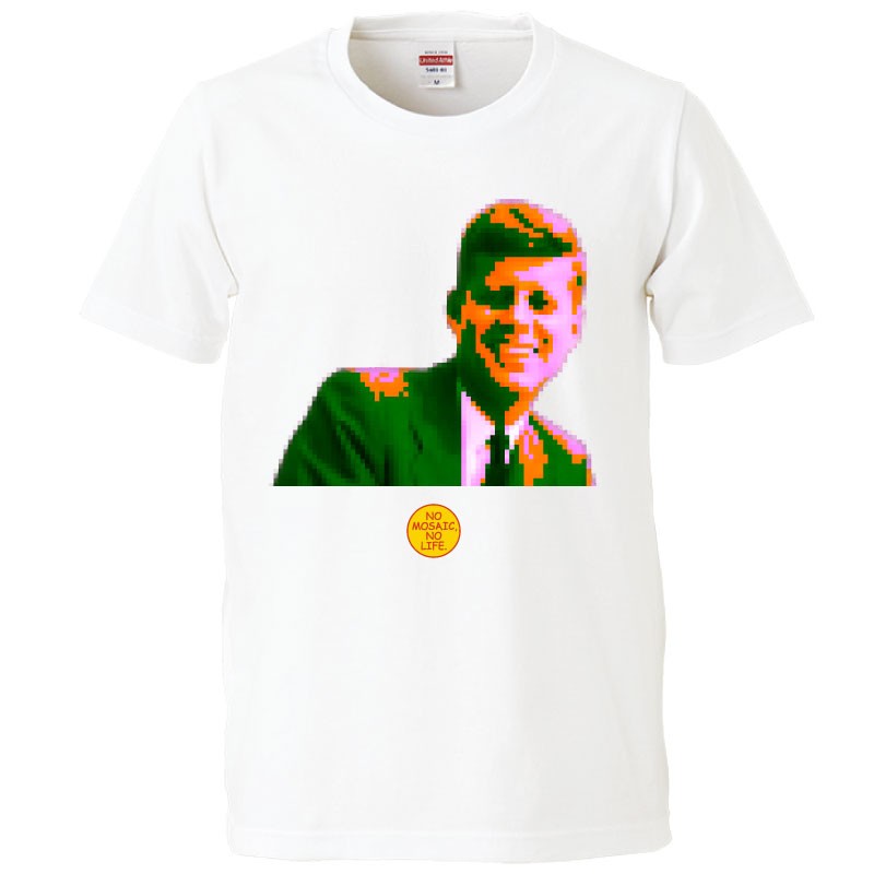 Rakuten - おもしろtシャツ ジョーク パロディ 大統領 JFK？ モザイク 面白 半袖Tシャツ メンズ レディース キッズ