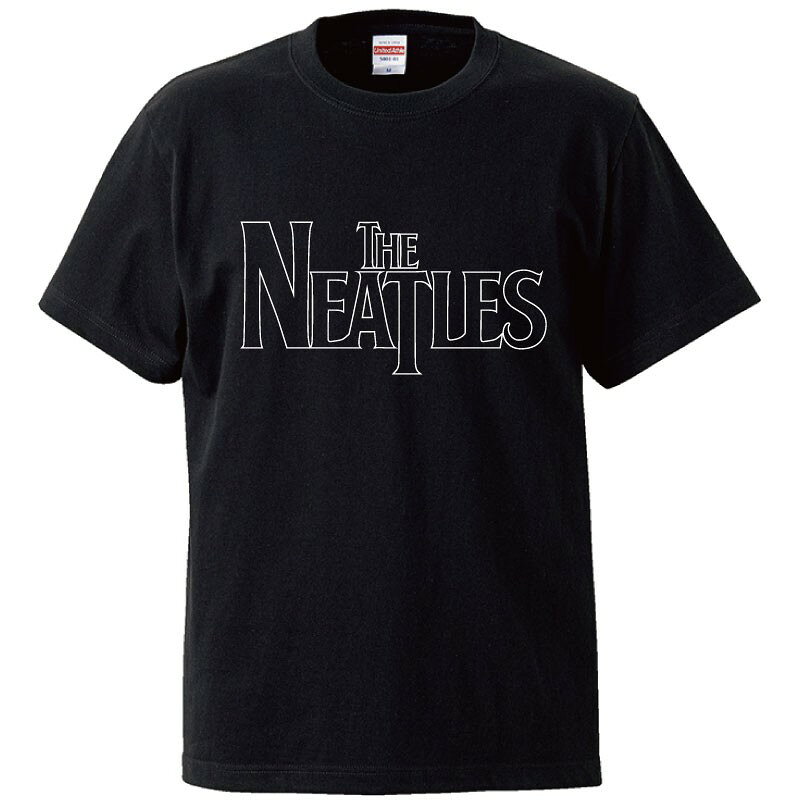 Rakuten - おもしろtシャツ 文字 ジョーク パロディ THE NEATLES バンド 面白 半袖Tシャツ メンズ レディース キッズ