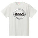 【送料無料 ポスト投函】OSSAN（ホワイト）おっさん おもしろtシャツ 文字 ジョーク パロディ オッサン 面白 半袖Tシャツ トップス ギフト プレゼント ルームウェア パジャマ ジム 大きいサイズ ファミリー 90〜 XXXL