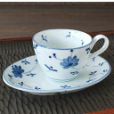 花唐草 コーヒーカップ&ソーサー(雲型皿) / 食器 C&S 珈琲碗皿 雲型皿 美濃焼 あす楽